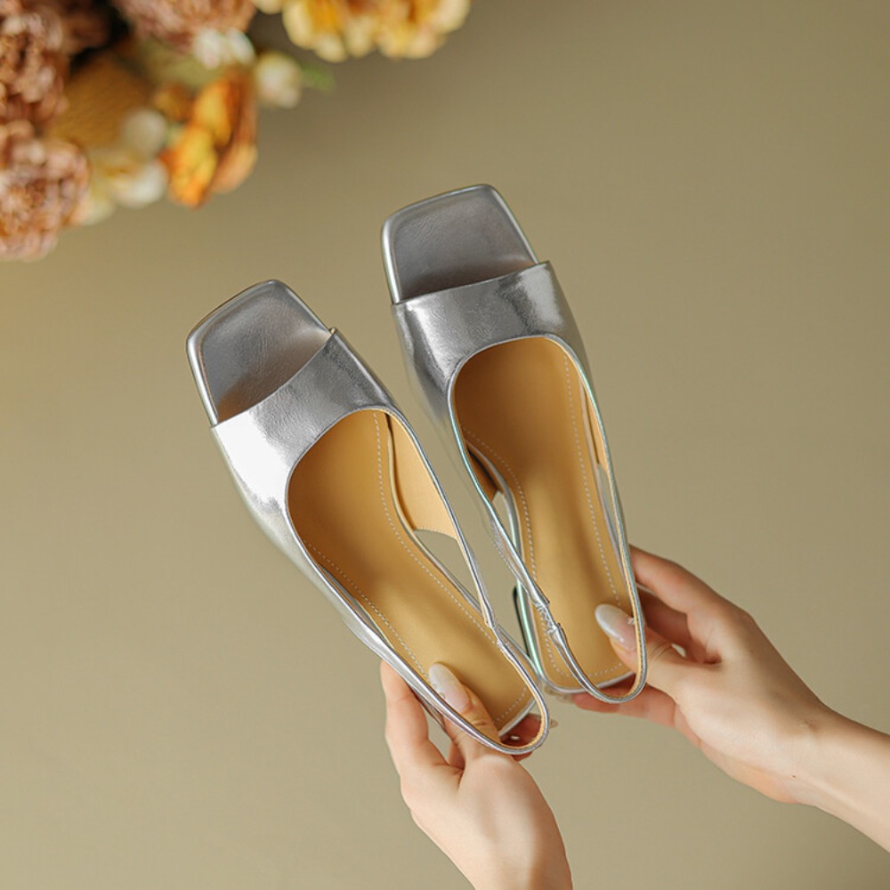 Mule Slip On - Sandal Wanita Model Mules Hak Kitten