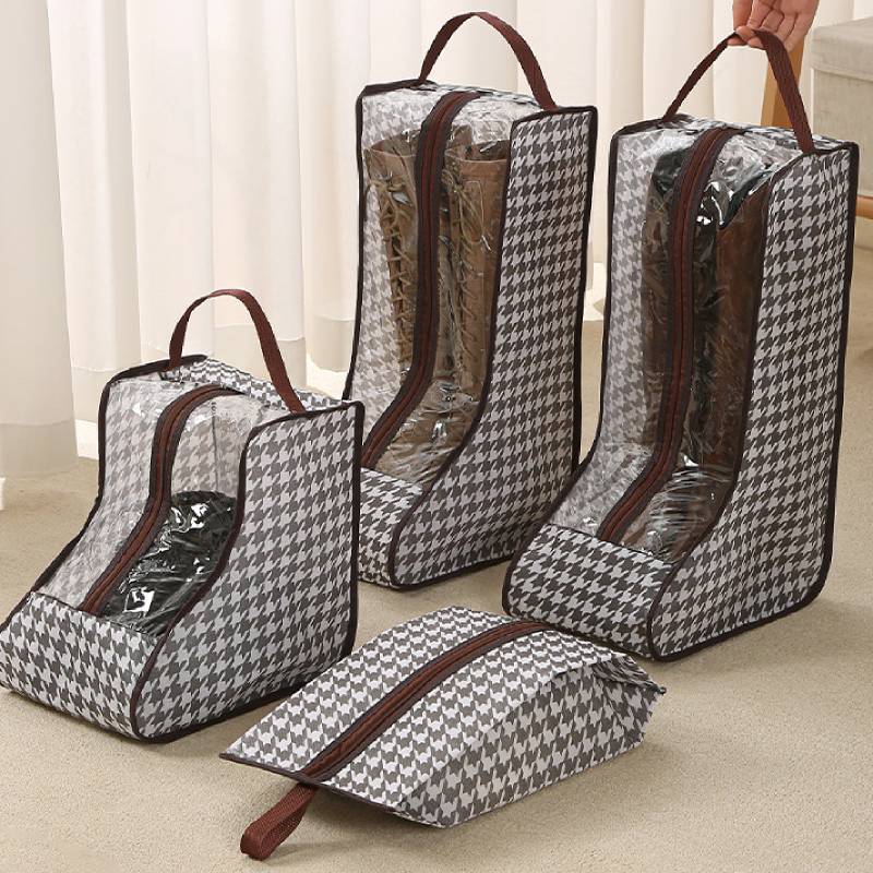 Knee High Boots Women - Tas Penyimpanan Sepatu Tinggi dengan Jendela