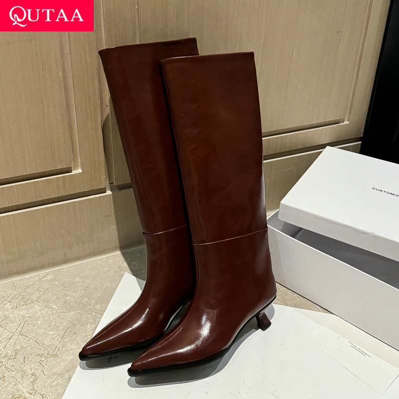 QUTAA Berita Fashion Sepatu Bo - Knee High Boots Women ulasan dan harga