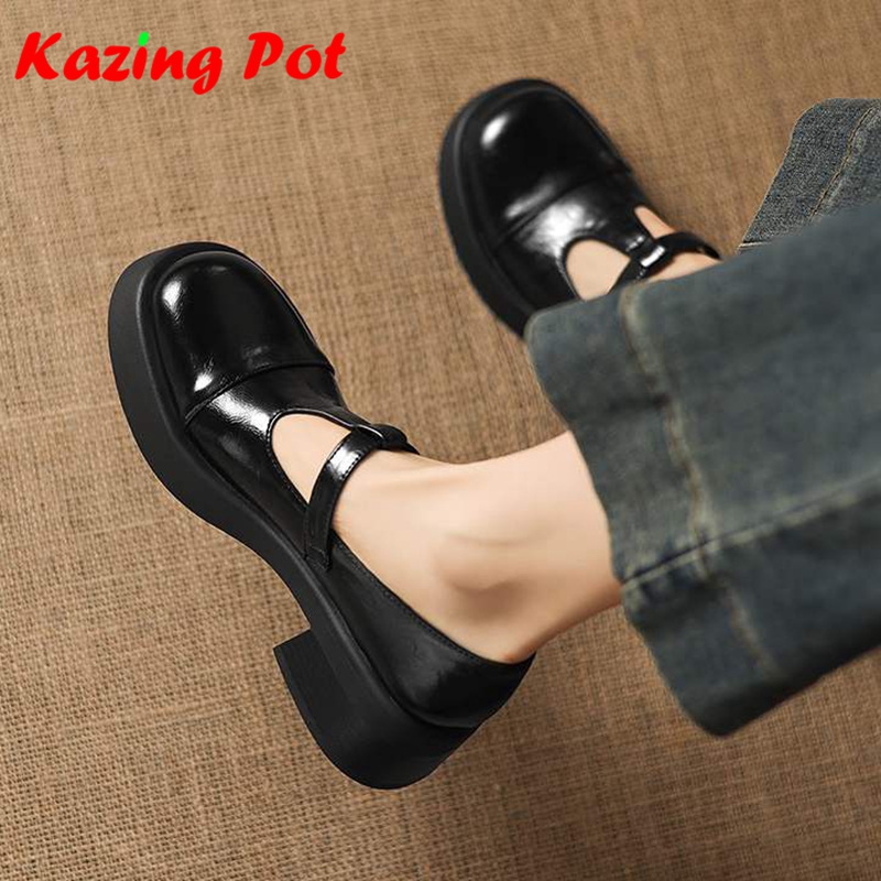 Krazing Pot Sepatu Oxford Gaya - Oxford Lace Up Women ulasan dan harga