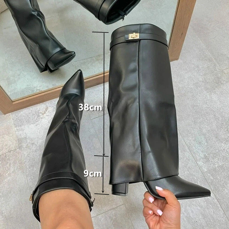 Sepatu Bot Setinggi Lutut Mode - Knee High Boots Women ulasan dan harga