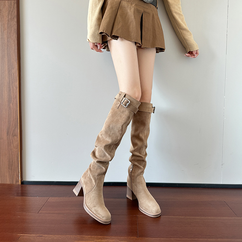 Sepatu bot tinggi selutut berh - Sock Boot Women ulasan dan harga